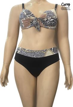 Picture of PLUS SIZE BIKINI TUMMY CONTROL HIGH WAISTED